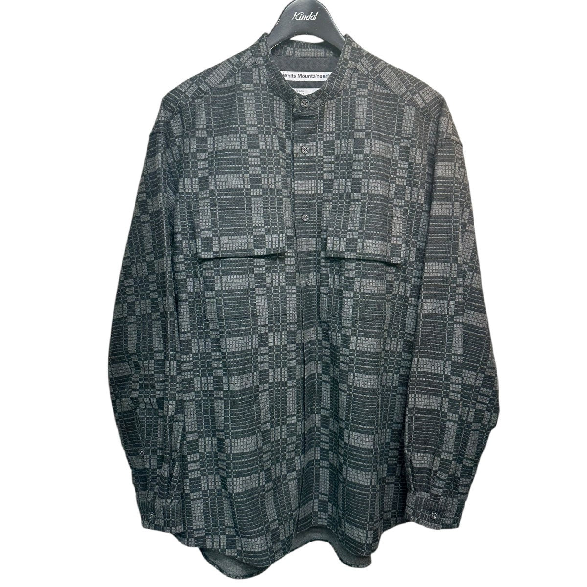CHECK JACQUARD SHIRTチェックジャガードシャツWM2473115