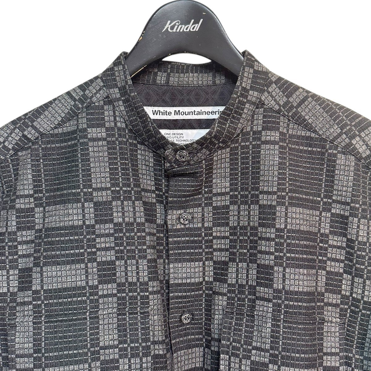 CHECK JACQUARD SHIRTチェックジャガードシャツWM2473115