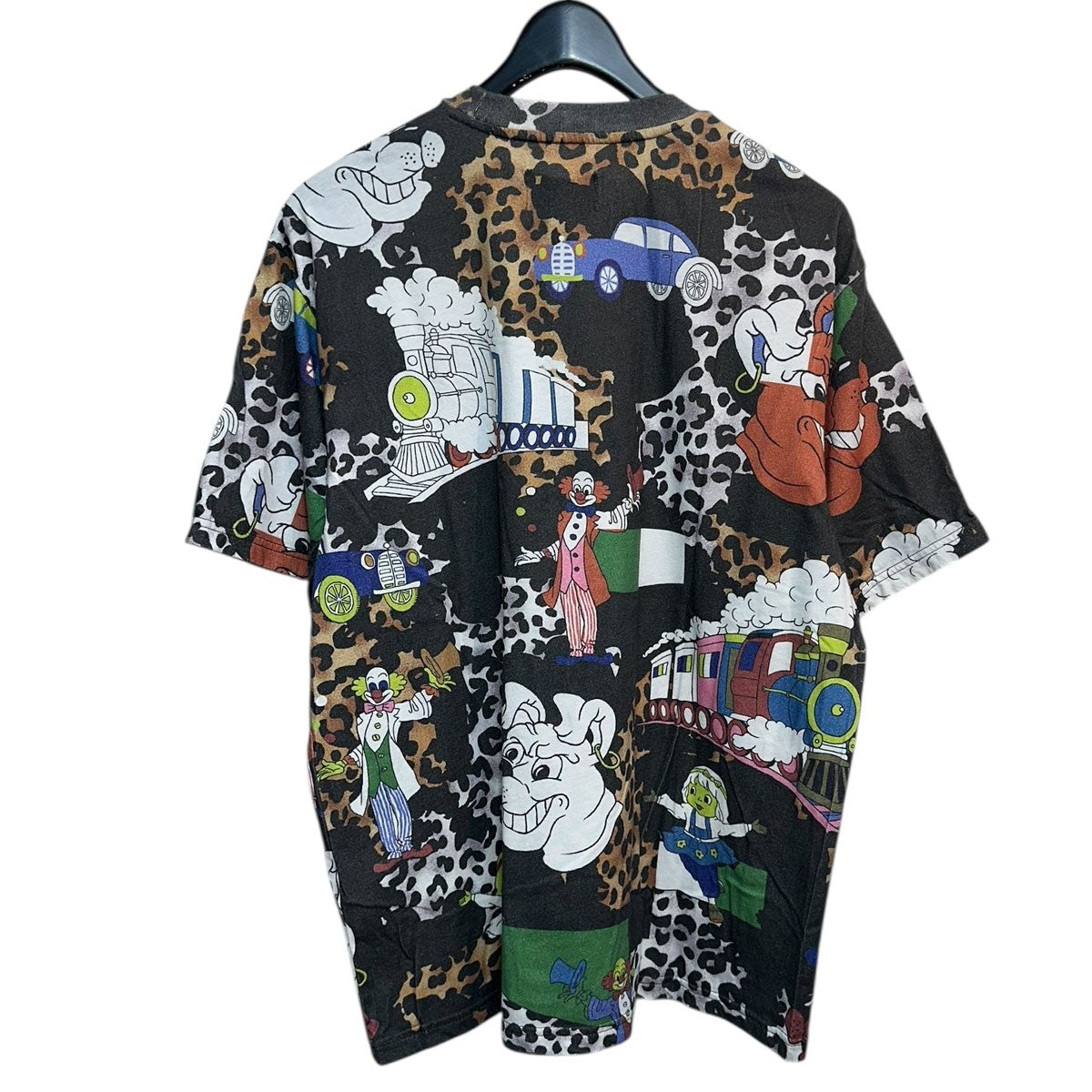 Supreme×MARTINE ROSE 24AWS／S TOPダブルネーム総柄Tシャツ 古着・中古-2枚目のアイテム画像