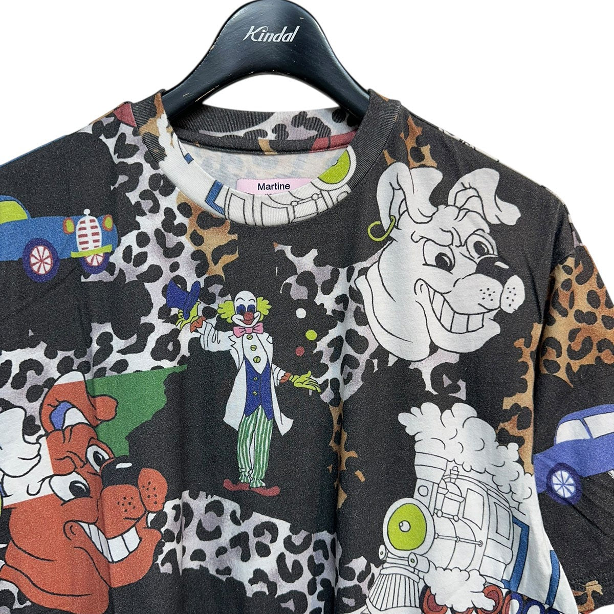 Supreme×MARTINE ROSE 24AWS／S TOPダブルネーム総柄Tシャツ 古着・中古-3枚目のアイテム画像