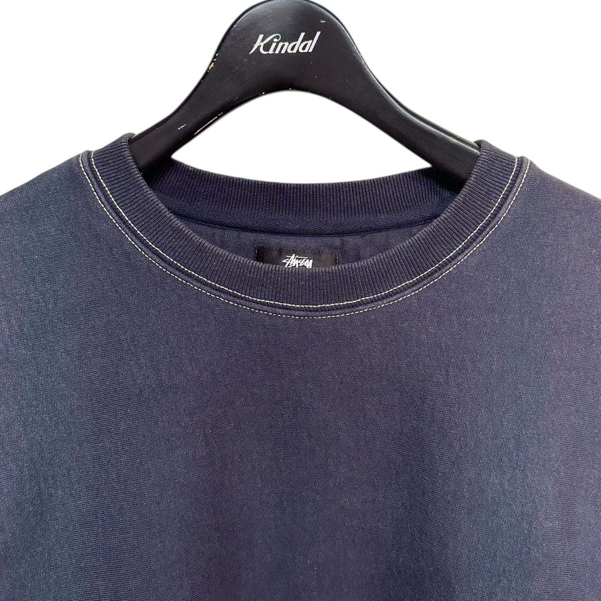 stussy(ステューシー) Contrast Stitch Label Crew Sweatコントラスト