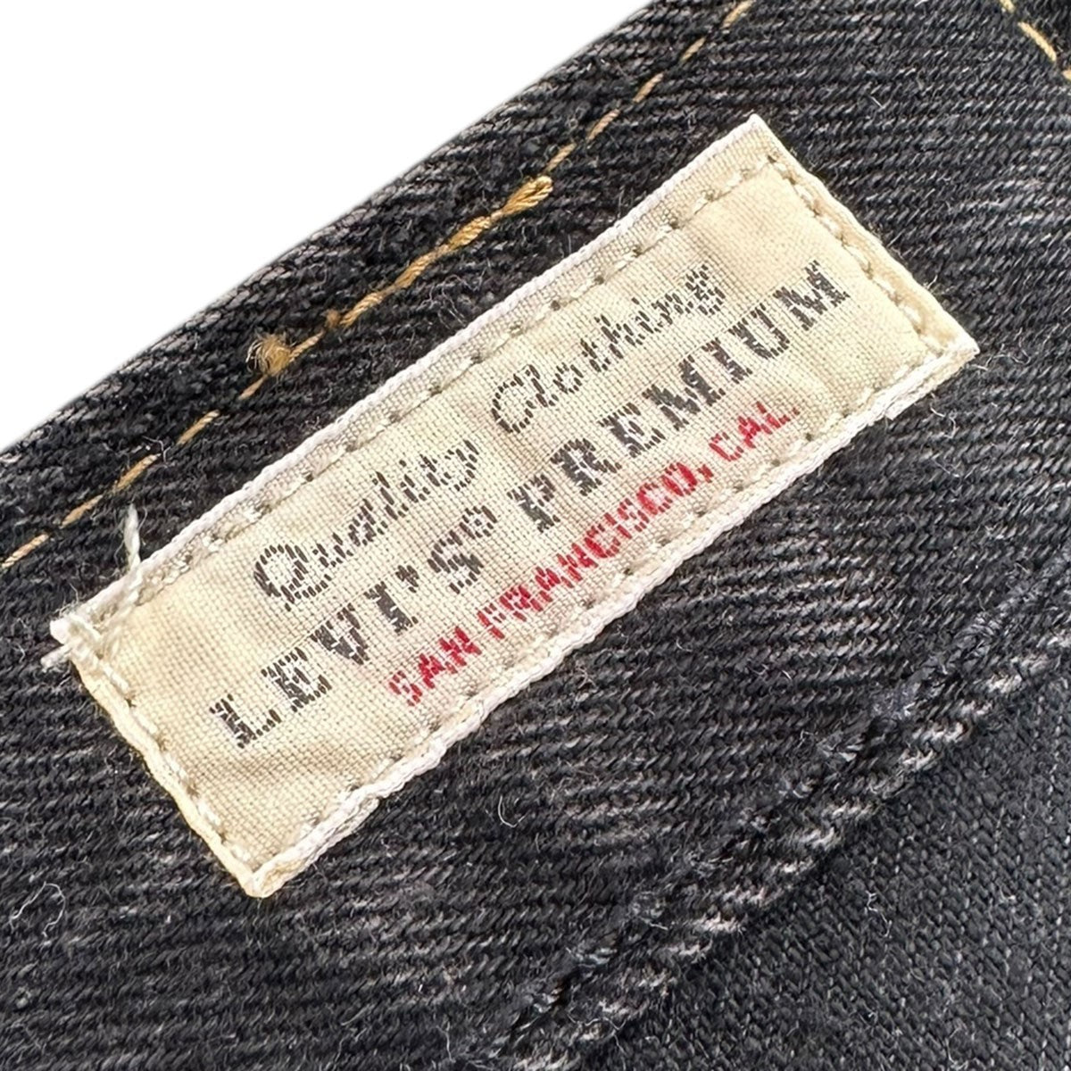 LEVI’S PReMIUM EDIFICE別注 30周年記念デニムパンツ0022U-0000 古着・中古-5枚目のアイテム画像