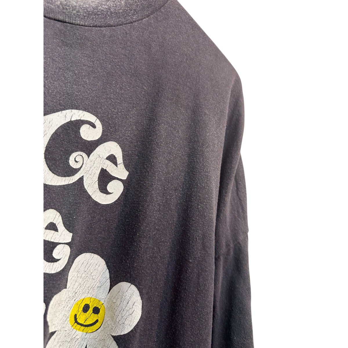 READYMADE SS T-SHIRT PEACEヴィンテージ加工プリントTシャツRE-CO-BK-00-00-280 古着・中古-5枚目のアイテム画像