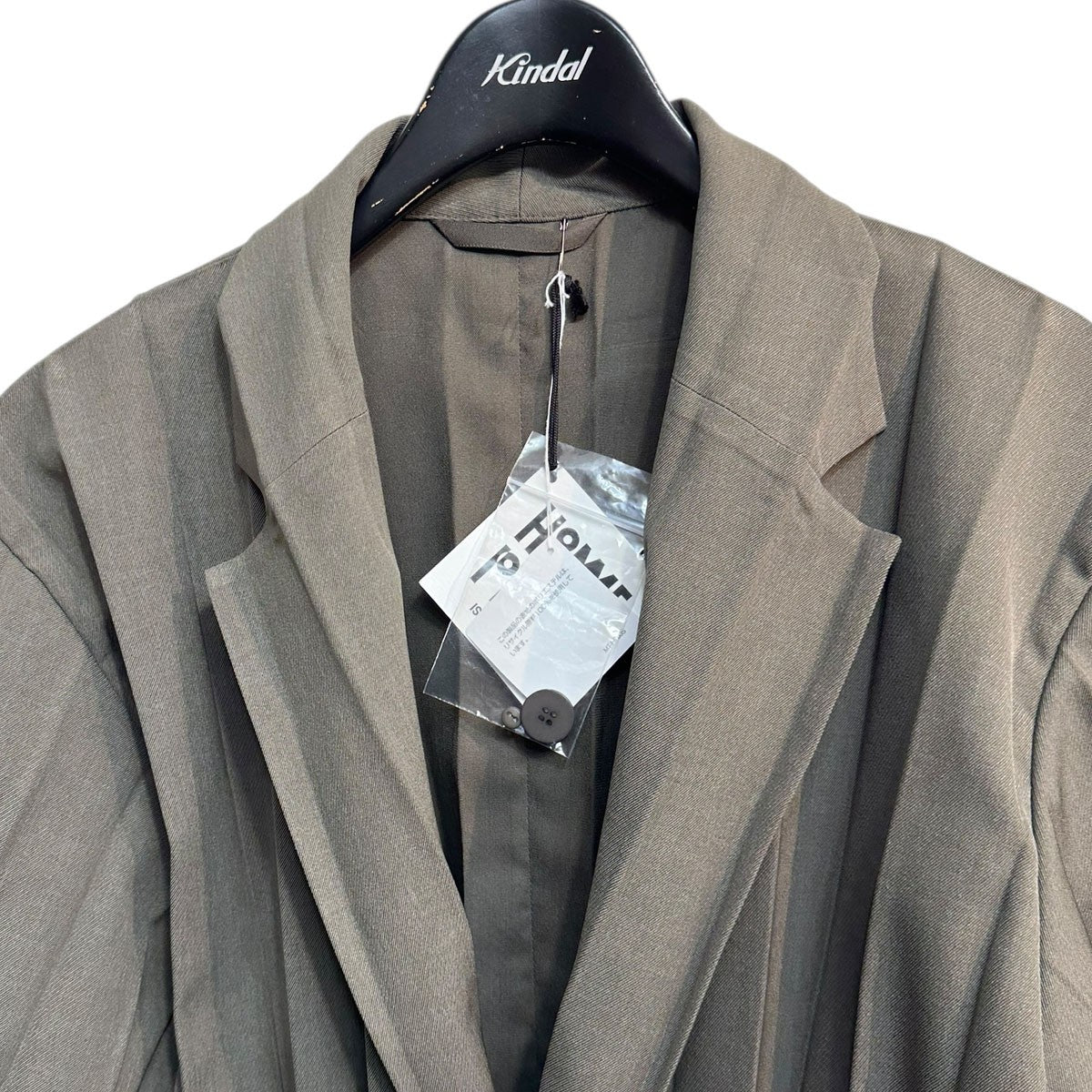 HOMME PLISSE ISSEY MIYAKE EDGE ENSEMBLEプリーツジャケットHP53FD160 古着・中古-3枚目のアイテム画像