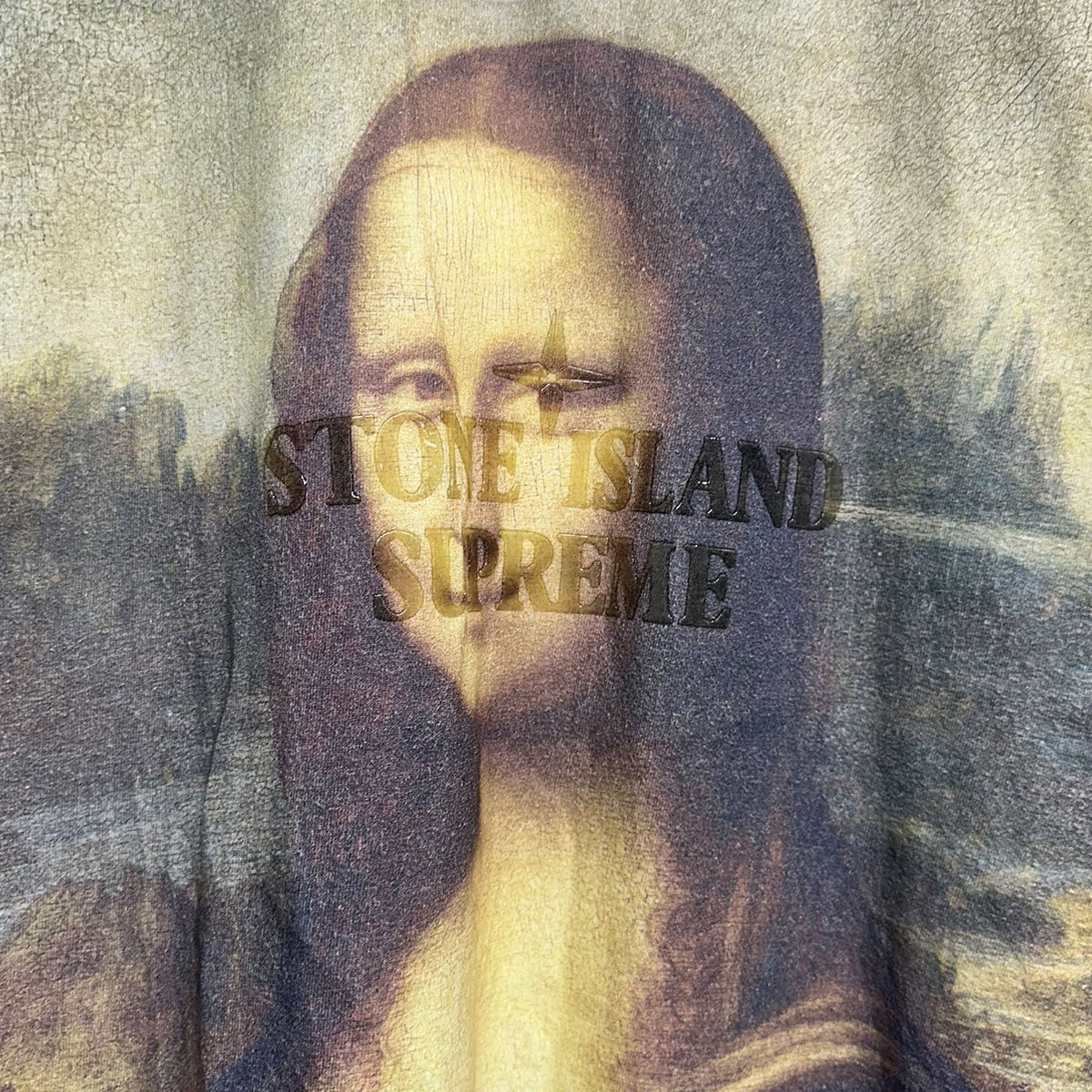 22SSS／S Top Monna LisaダブルネームモナリザプリントTシャツ762520157