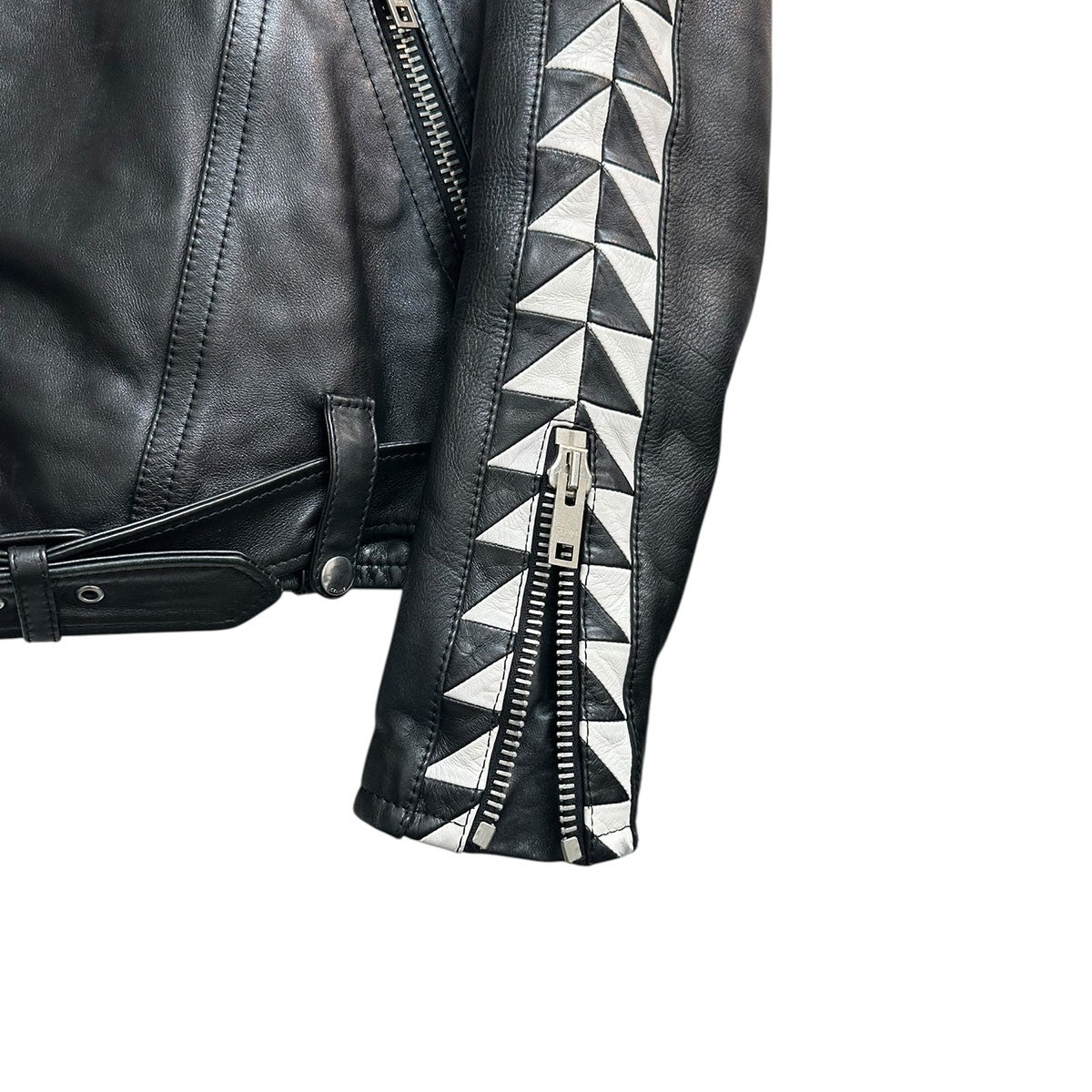 セリーヌ　レザージャケット CELINE(セリーヌ) 22SSOversized Biker Jacketレザーライダース