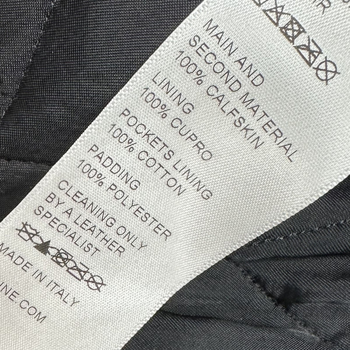 CELINE 22SSOversized Biker Jacketレザーライダースジャケット2EA91599E 古着・中古-8枚目のアイテム画像