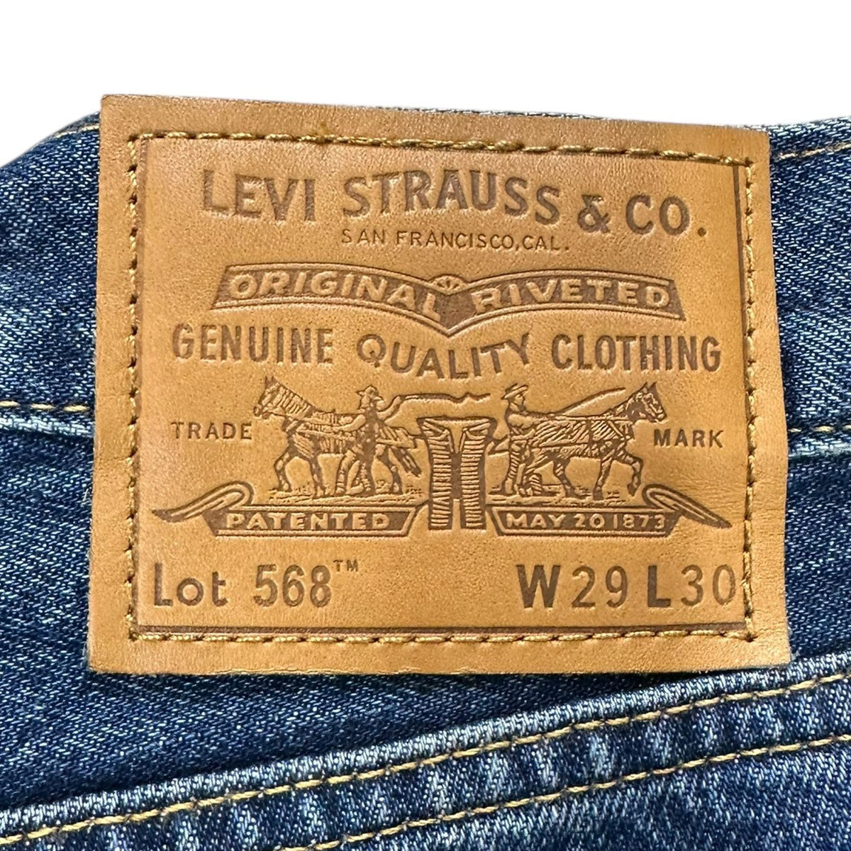 568 ルーズストレートジーンズデニムパンツPC9-29037-0095