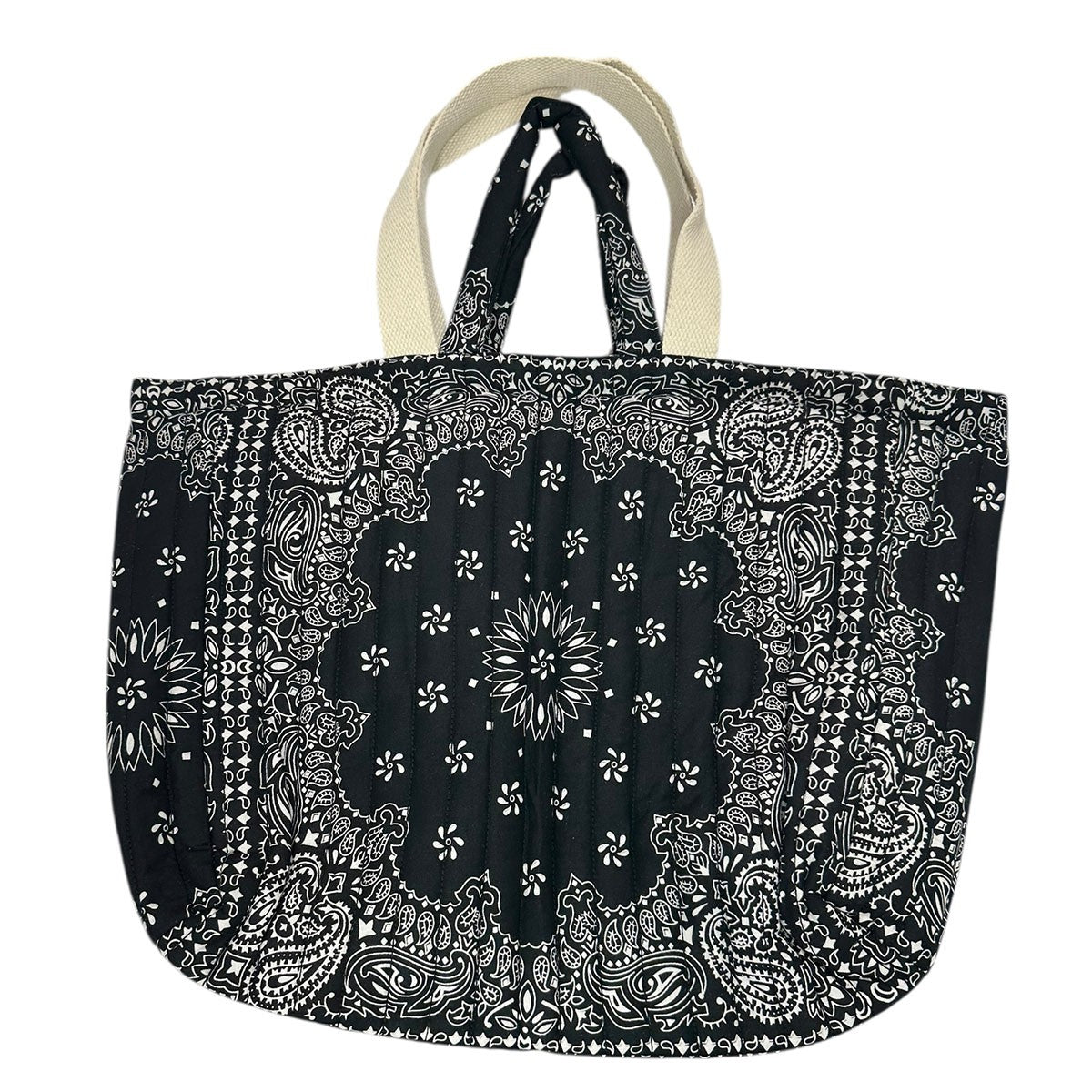 MALUS BANDANA QUILTING BIG BAGバンダナキルティングビッグトートバッグ 古着・中古-1枚目のアイテム画像