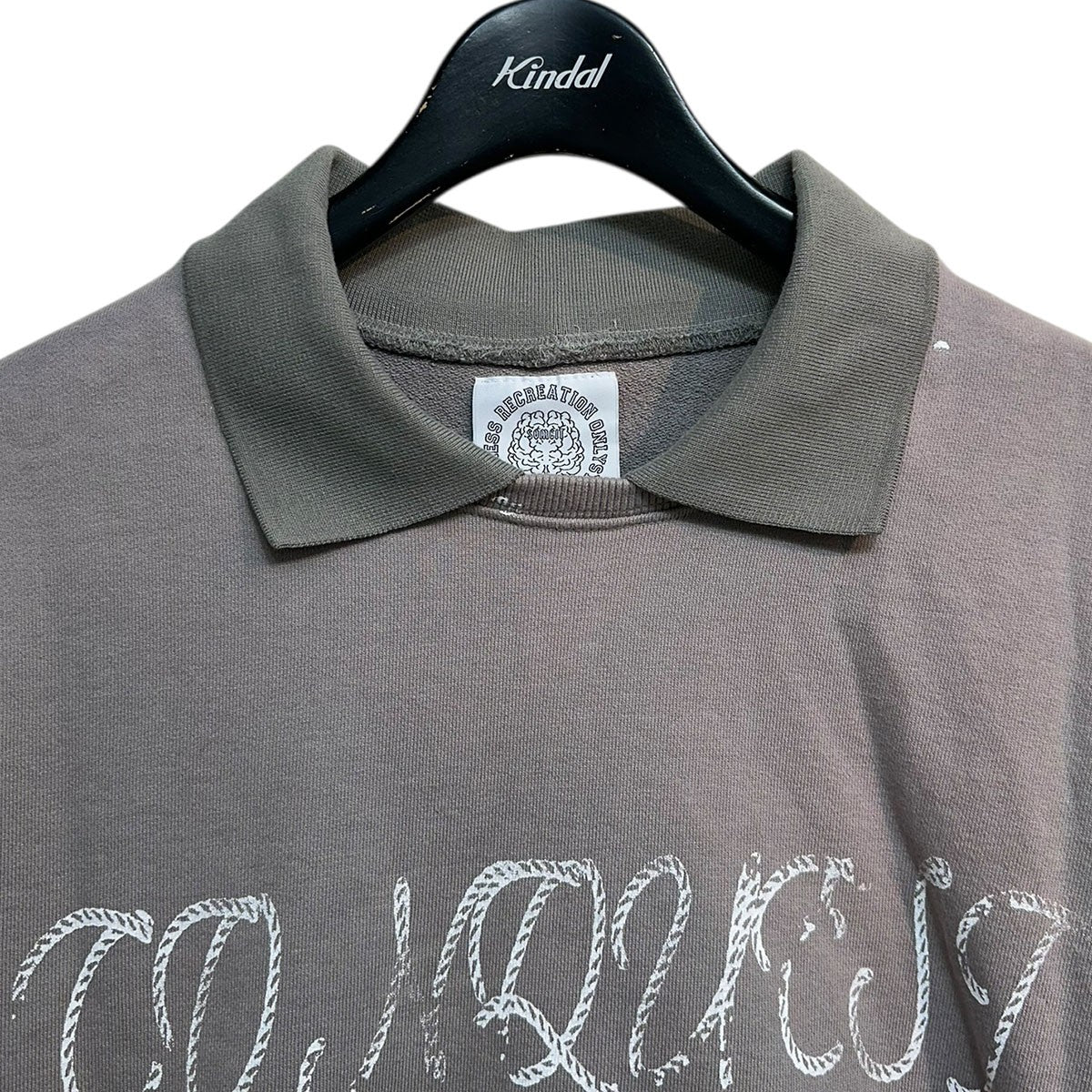 C．J Vintage Sweat Polo Shirtsヴィンテージ加工スウェットポロシャツ