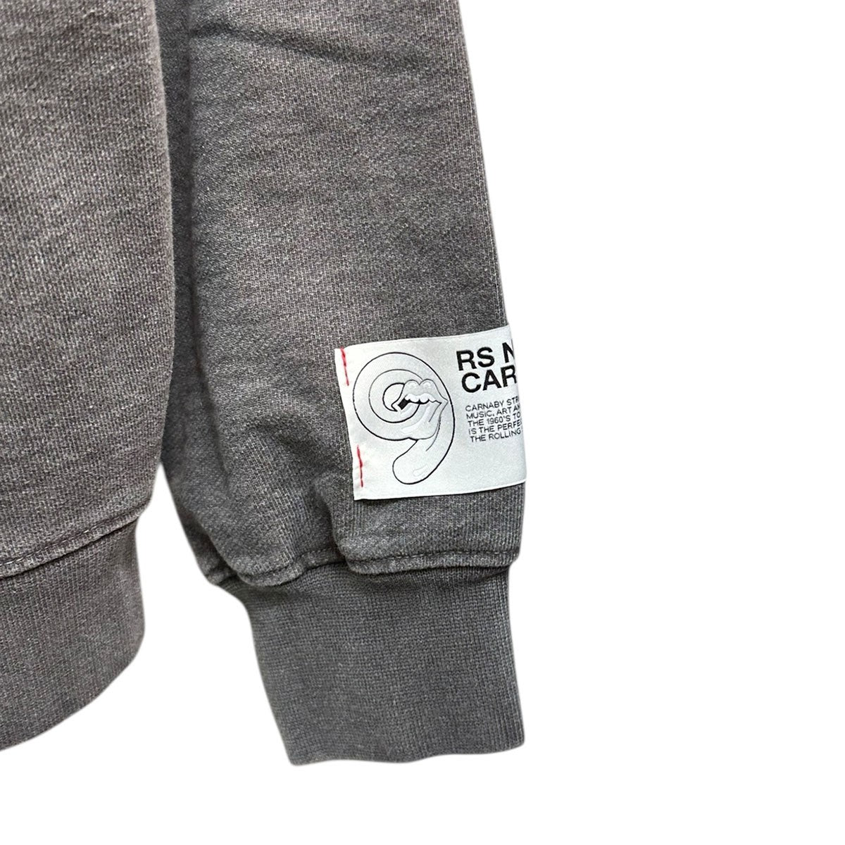 The Rolling Stones Eras Collage Tongue Hoodieヴィンテージウォッシュ加工プルオーバーフーディー