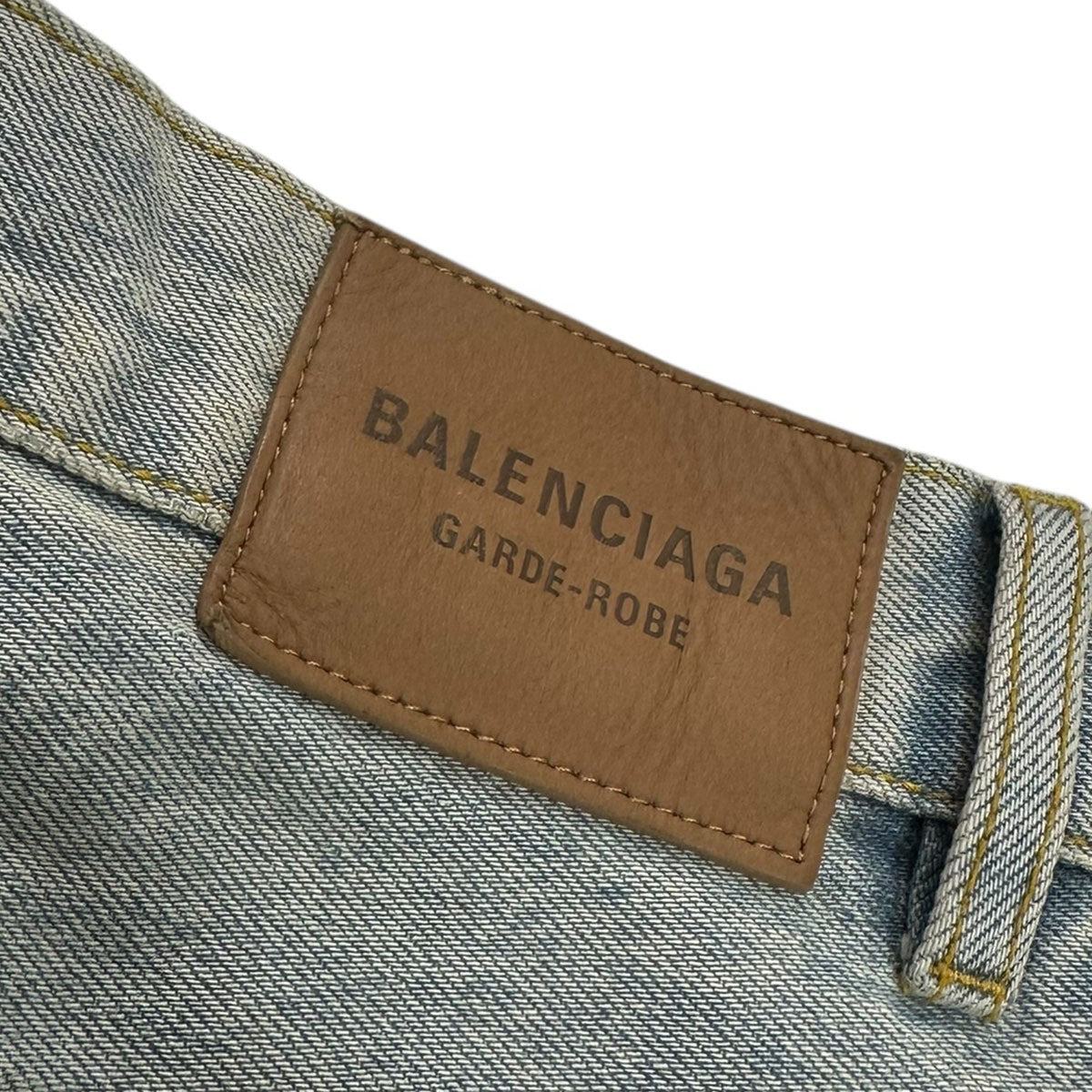 BALENCIAGA BAGGY PANTSバギーデニムパンツ773763 古着・中古-4枚目のアイテム画像