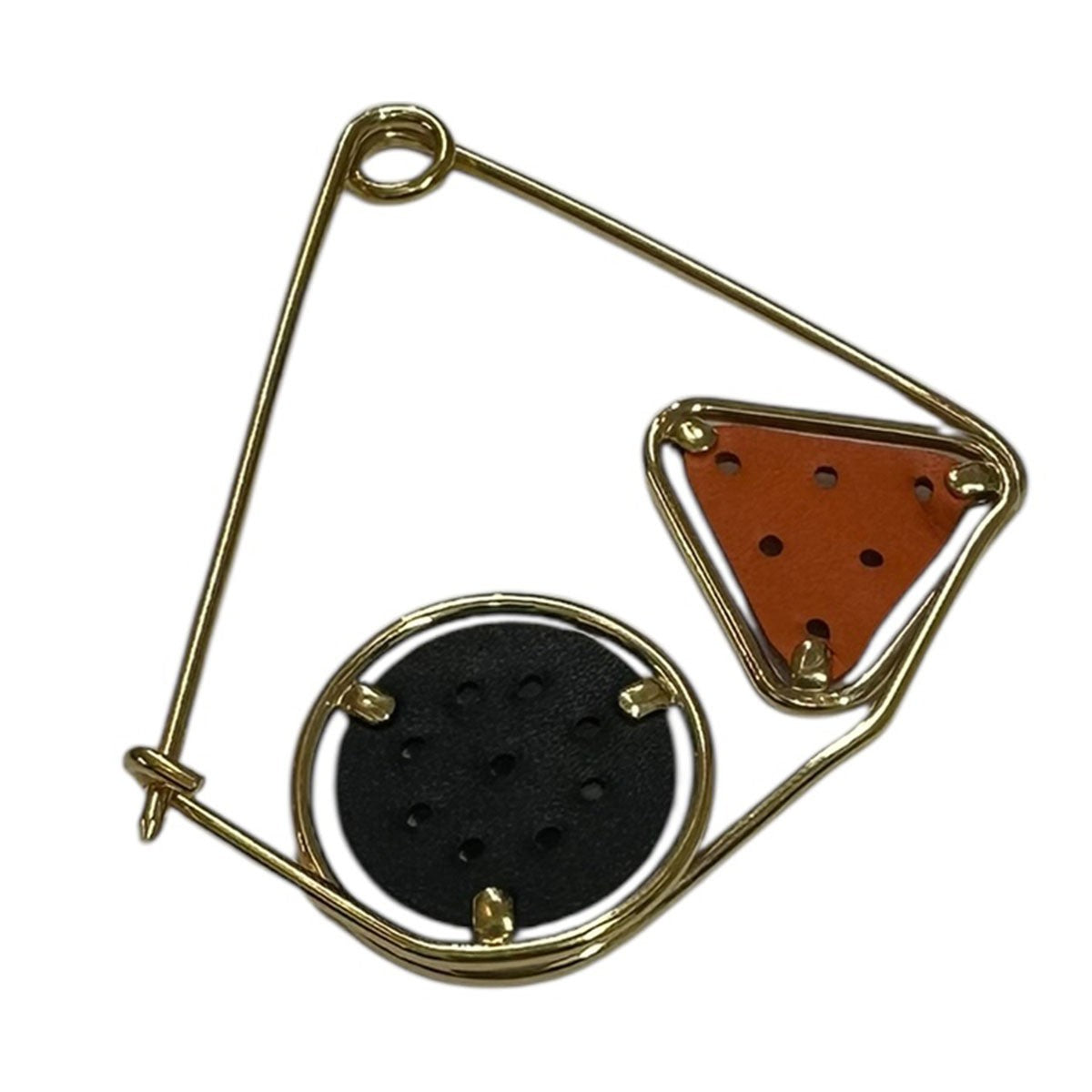 LOEWE DOUBLE MECCANO PINダブルメカノピン ブローチ 古着・中古-1枚目のアイテム画像
