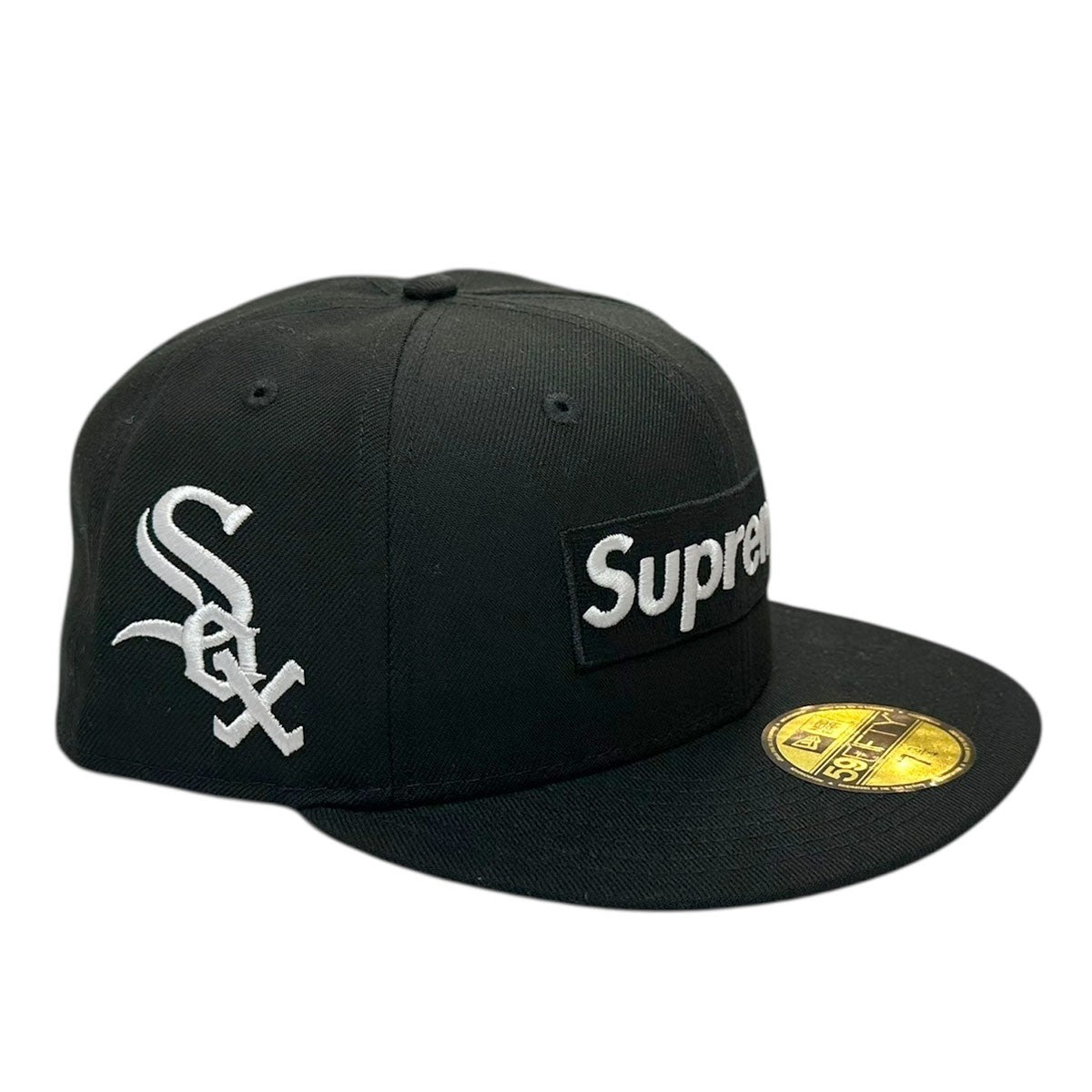 Supreme×New Era 25AWMLB Teams Box Logo Chicago White Soxシカゴホワイトソックスボックスロゴベースボールキャップ 古着・中古-2枚目のアイテム画像
