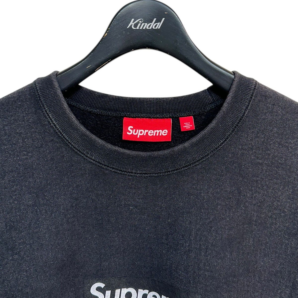 Supreme 25SSWashed Box Logo Crewneckウォッシュドボックスロゴクルーネックスウェットシャツ 古着・中古-3枚目のアイテム画像