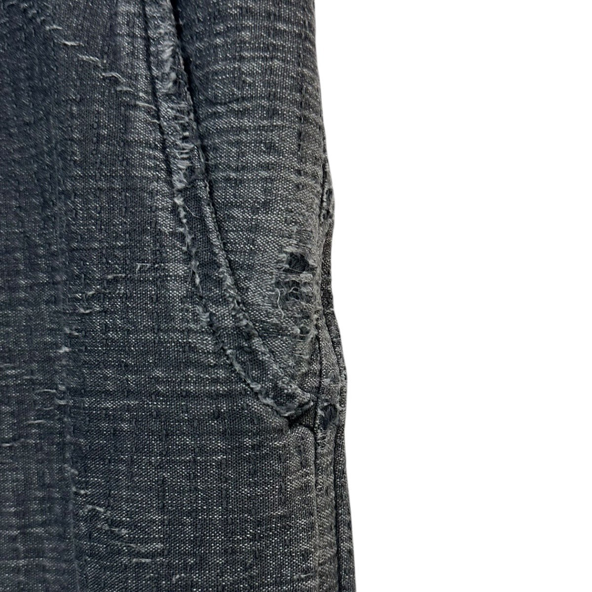 Porter Classic SASHIKO ORIGINAL WIDE PANTS刺し子オリジナルワイドパンツ 古着・中古-4枚目のアイテム画像