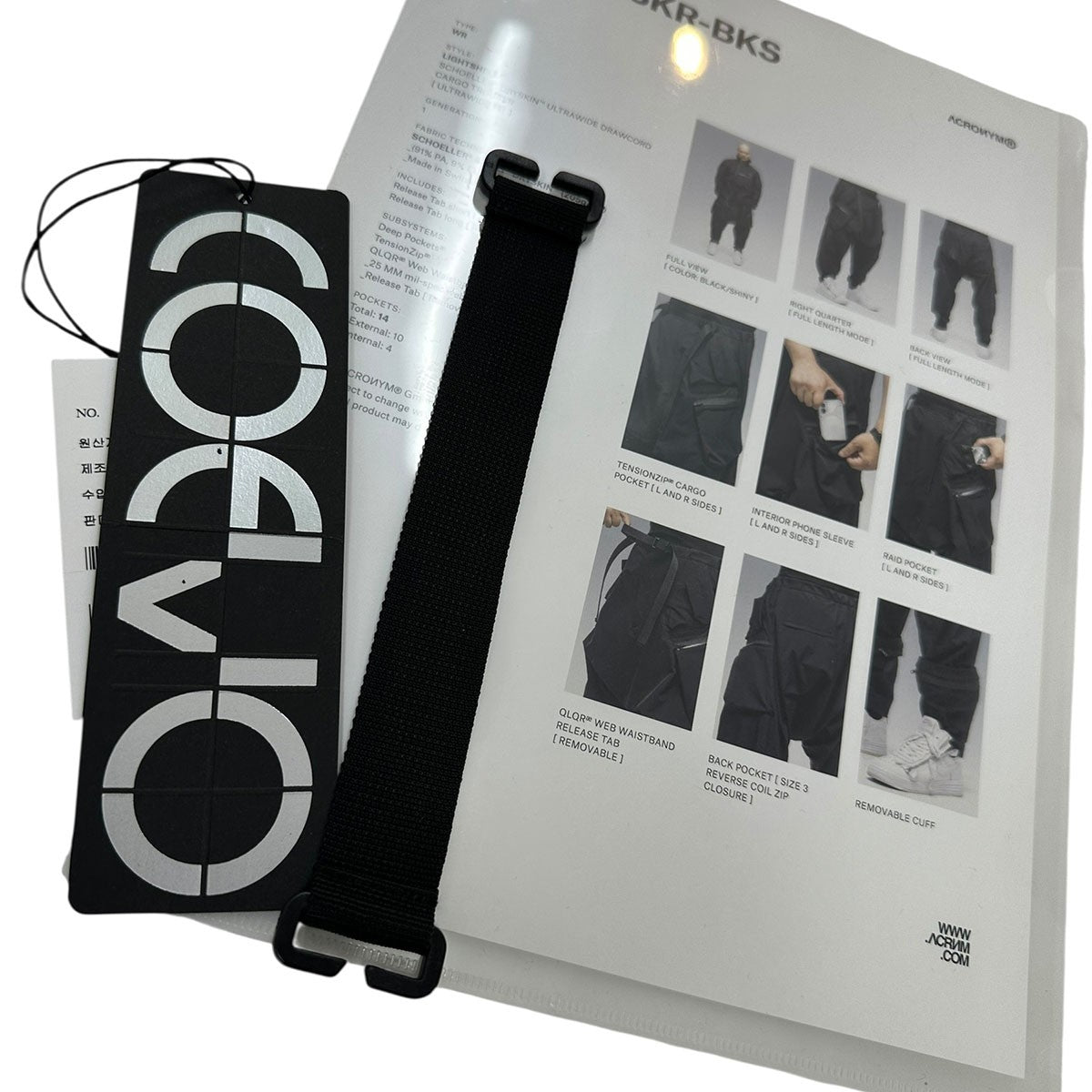 ACRONYM(アクロニウム) COEVO別注 Ultrawide Drawcord Cargo