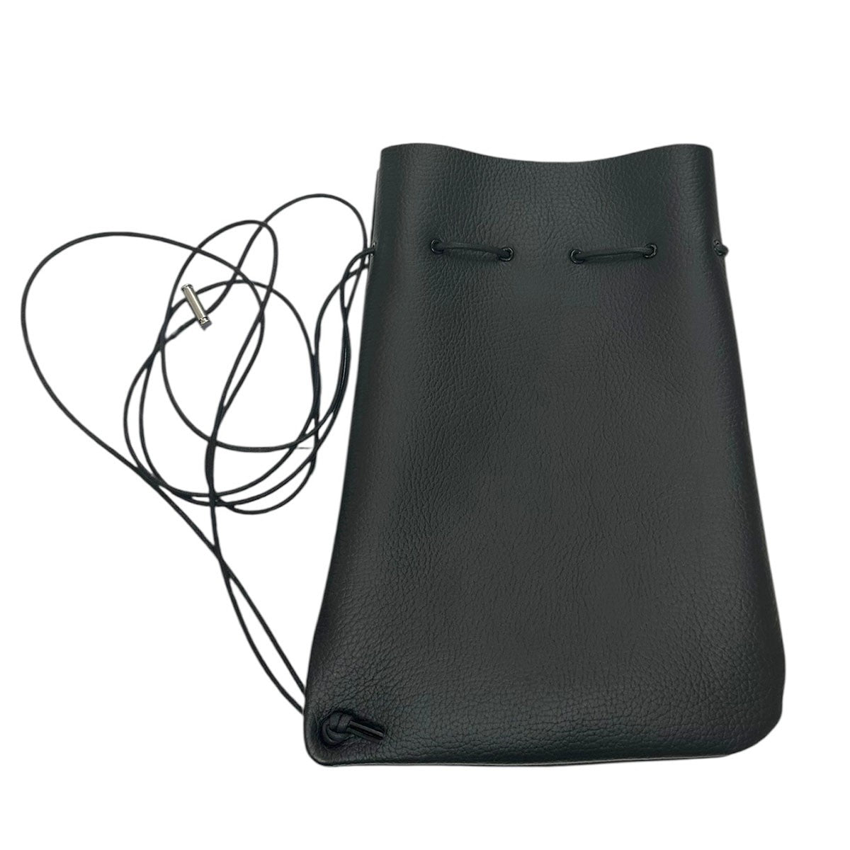 Hender Scheme(エンダースキーマ) ZACCレザー巾着ショルダーバッグ