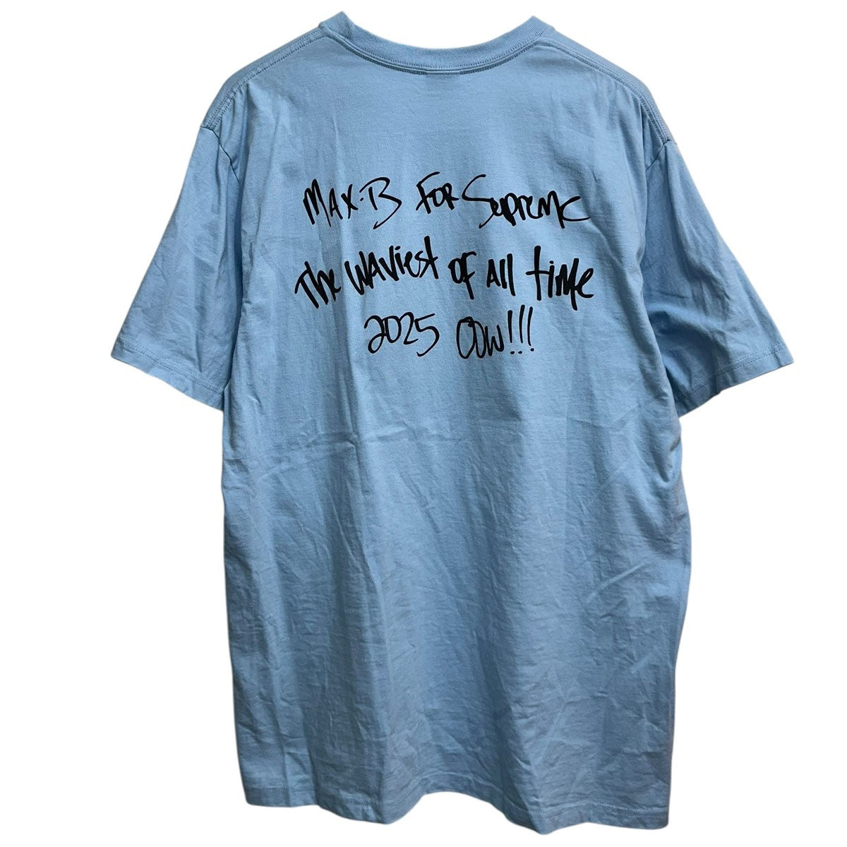 Supreme 25SSMax B Tee Powder BlueフォトプリントTシャツ 古着・中古-2枚目のアイテム画像