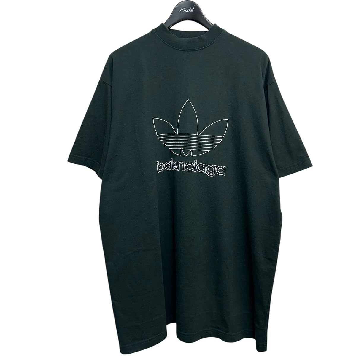 BALENCIAGA×adidas OVERSIZED TEEダブルネームロゴ刺繍オーバーサイズTシャツ723976 TNVN8 3775 古着・中古-1枚目のアイテム画像