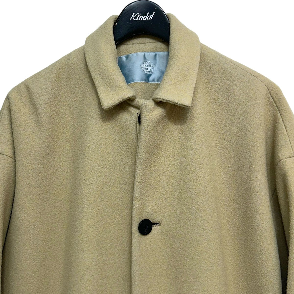 Dulcamara(ドゥルカマラ) ラムメルトンBigコート イエロ−ベージュ