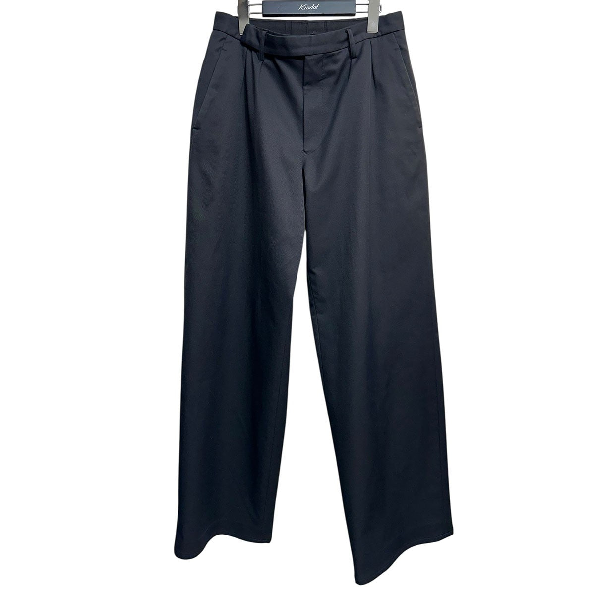 dauerbrenner by Edwina Hoerl BUNDFALTENHOSE Wide Straight TrousersワイドストレートパンツD47P-02 古着・中古-1枚目のアイテム画像