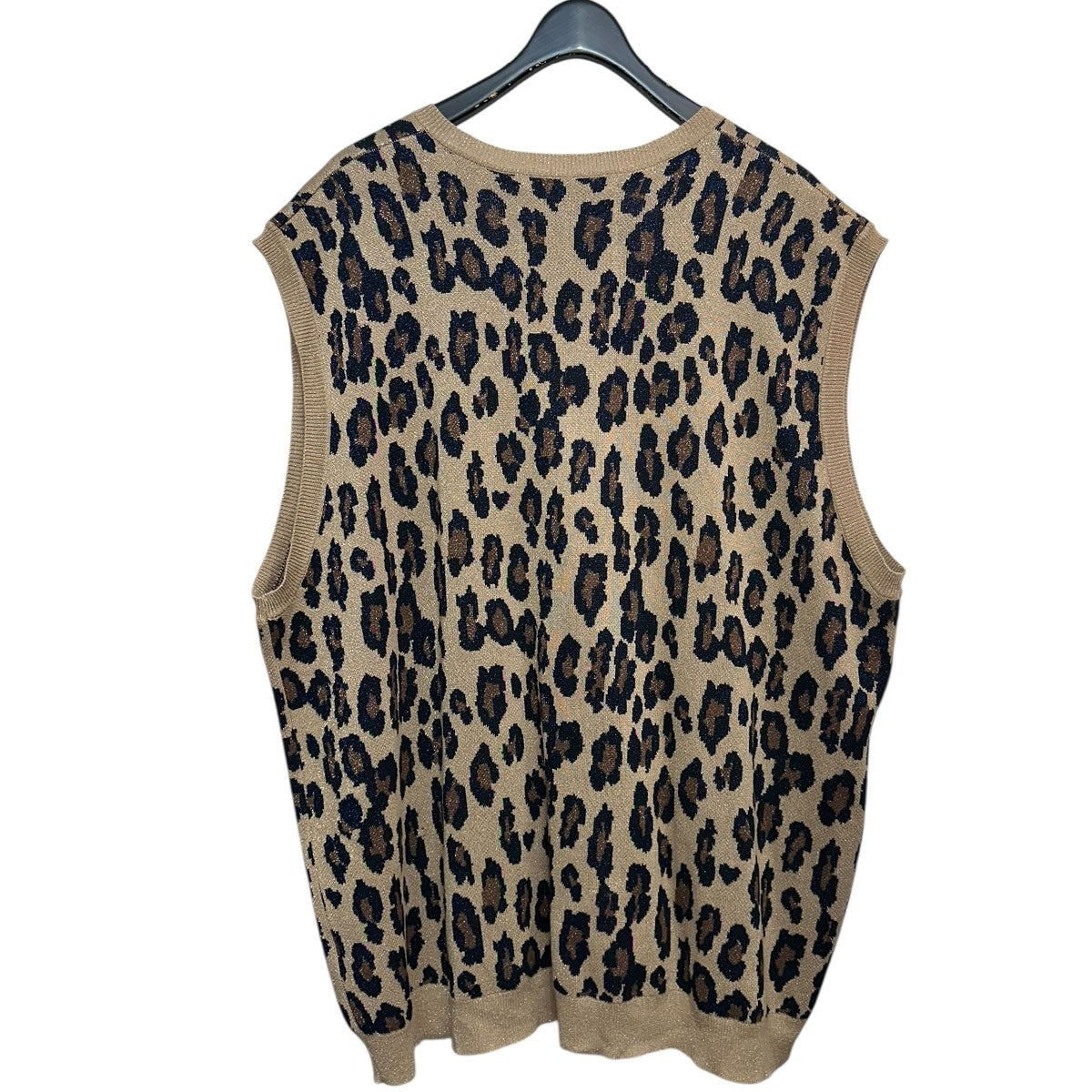 DAIRIKU Oversized Lame Knit Vestオーバーサイズラメニットベスト23SS K-7 古着・中古-2枚目のアイテム画像