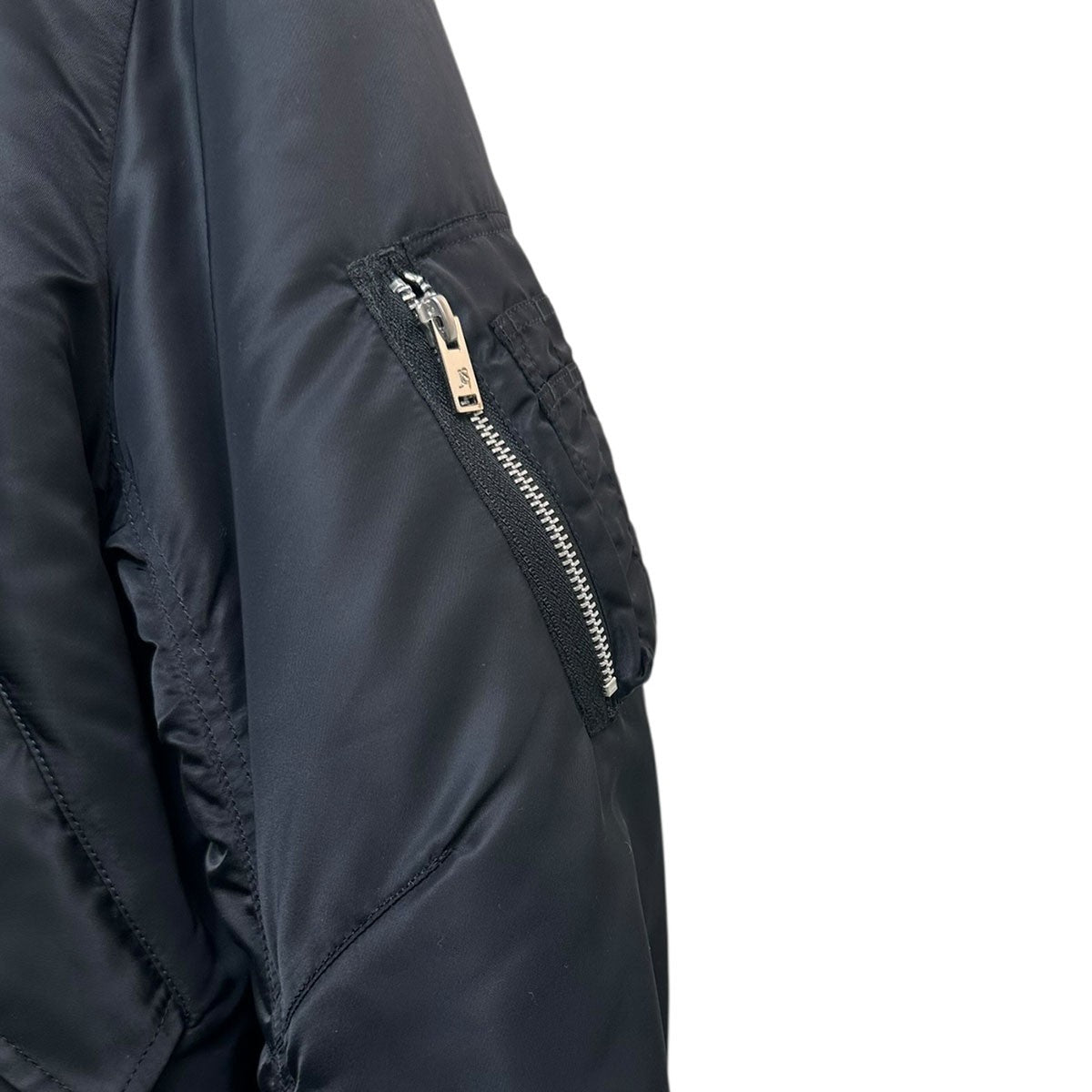 25AWNYLON MASSIVE ROUNDED SLEEVE BOMBER JACKETマッシヴラウンドスリーブボンバージャケット オーバーサイズスリーブジャケット1B009-0325-13