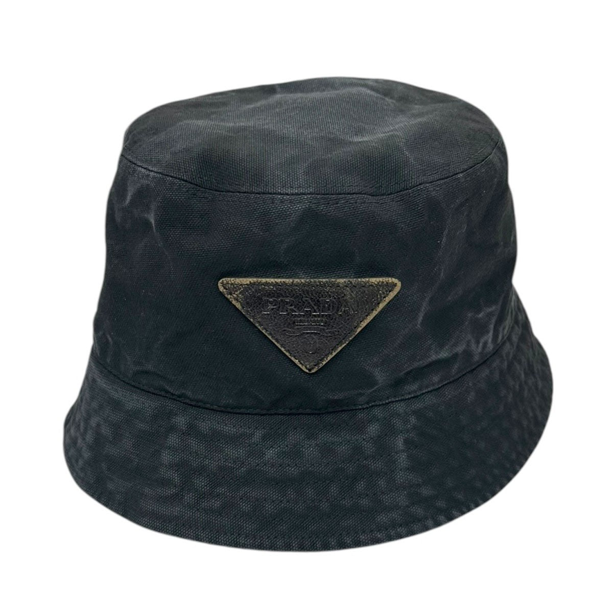 PRADA 25SSヴィンテージ加工ロゴバケットハット2HC137 157N 古着・中古-1枚目のアイテム画像