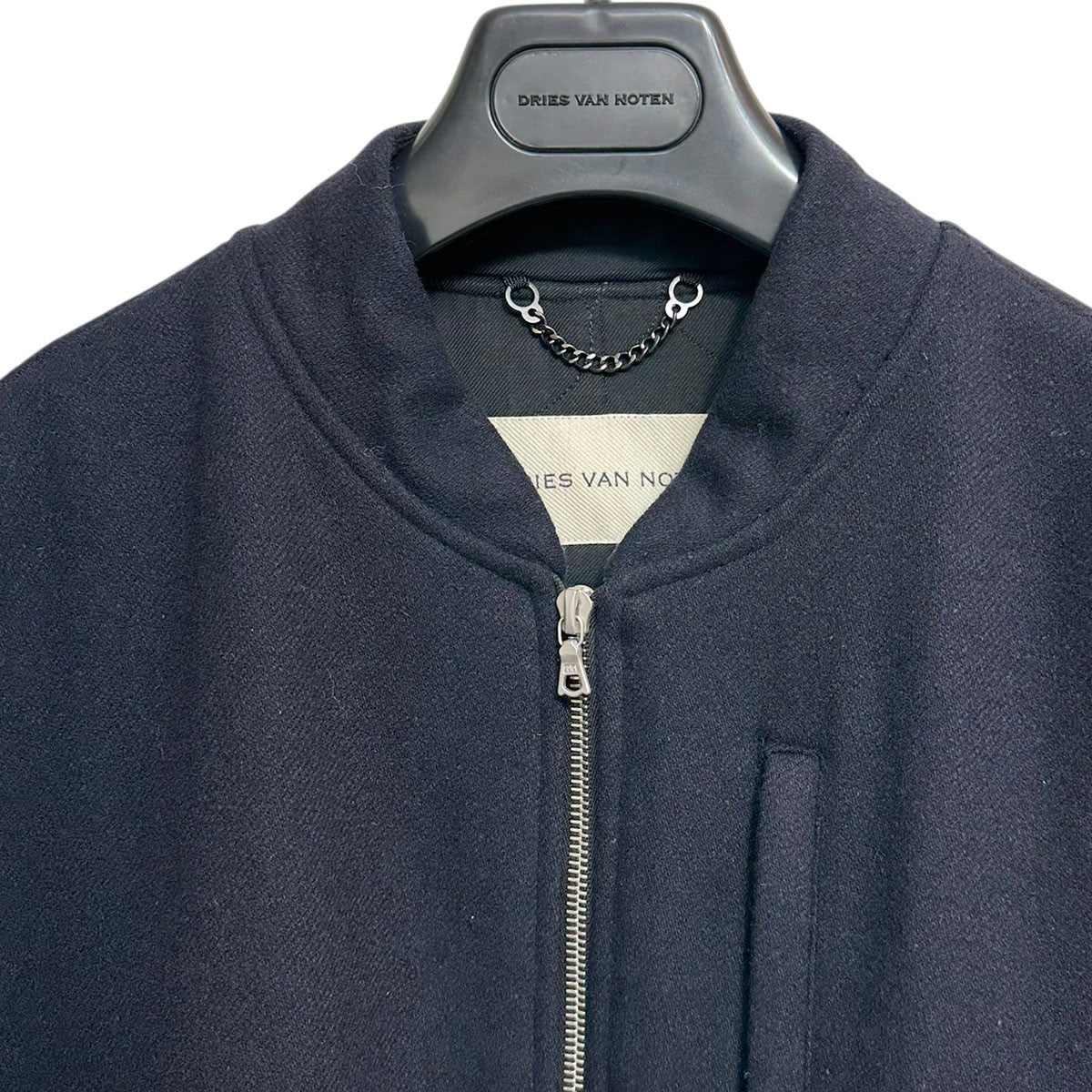 DRIES VAN NOTEN 24AWVENNA EMB 9236 M．W．JACKET装飾スタッズジップアップブルゾン 古着・中古-3枚目のアイテム画像