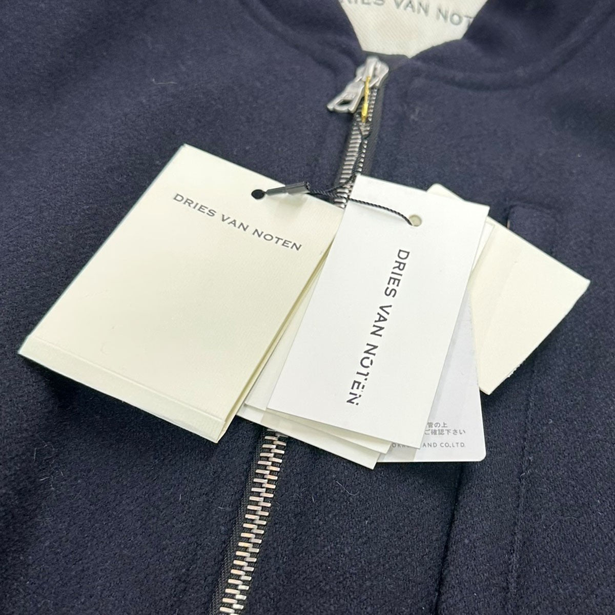 DRIES VAN NOTEN 24AWVENNA EMB 9236 M．W．JACKET装飾スタッズジップアップブルゾン 古着・中古-5枚目のアイテム画像