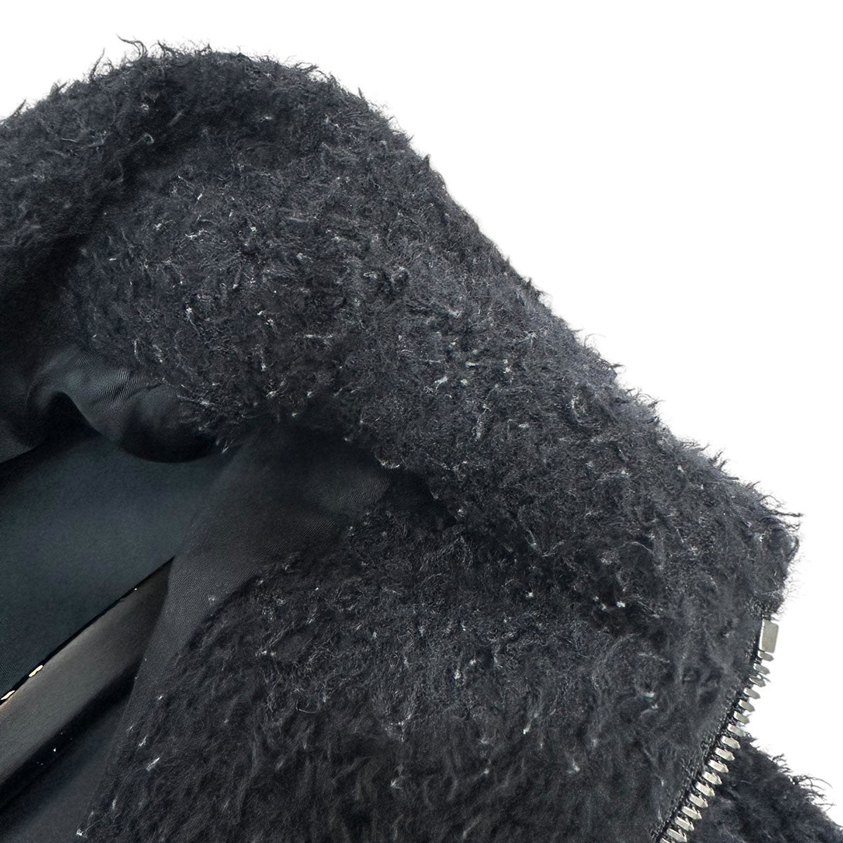 blurhms END ON END． 別注 Brushed Wool Zip Short Jacket EXブラッシュドウールジップショートジャケットBHS25F022-EX 古着・中古-5枚目のアイテム画像