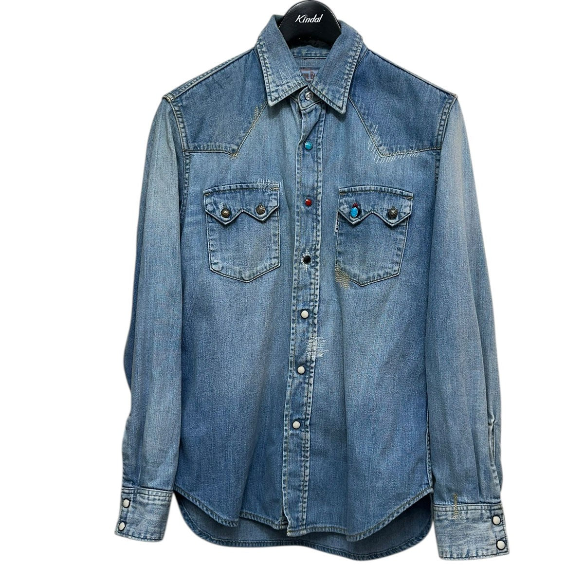 BLUE BLUE オールドスクールウエスタンシャツ 古着・中古-1枚目のアイテム画像