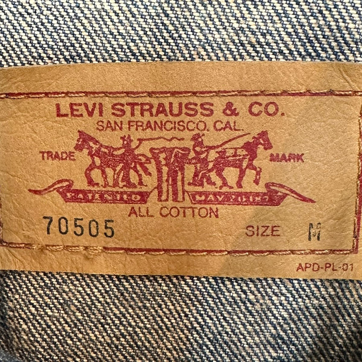 LEVI’S 3rdタイプトラッカージャケットデニムジャケット70505-03 古着・中古-5枚目のアイテム画像