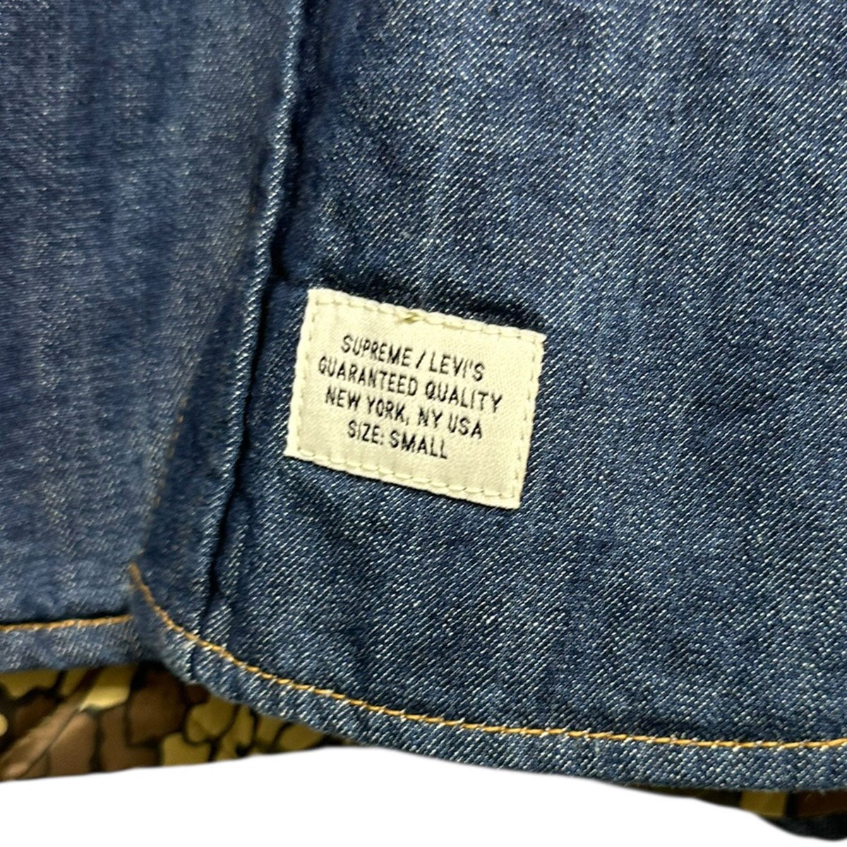 Supreme×LEVI’S 13AWDenim Quilted Shirtデニムキルテッドウエスタンシャツ 古着・中古-5枚目のアイテム画像