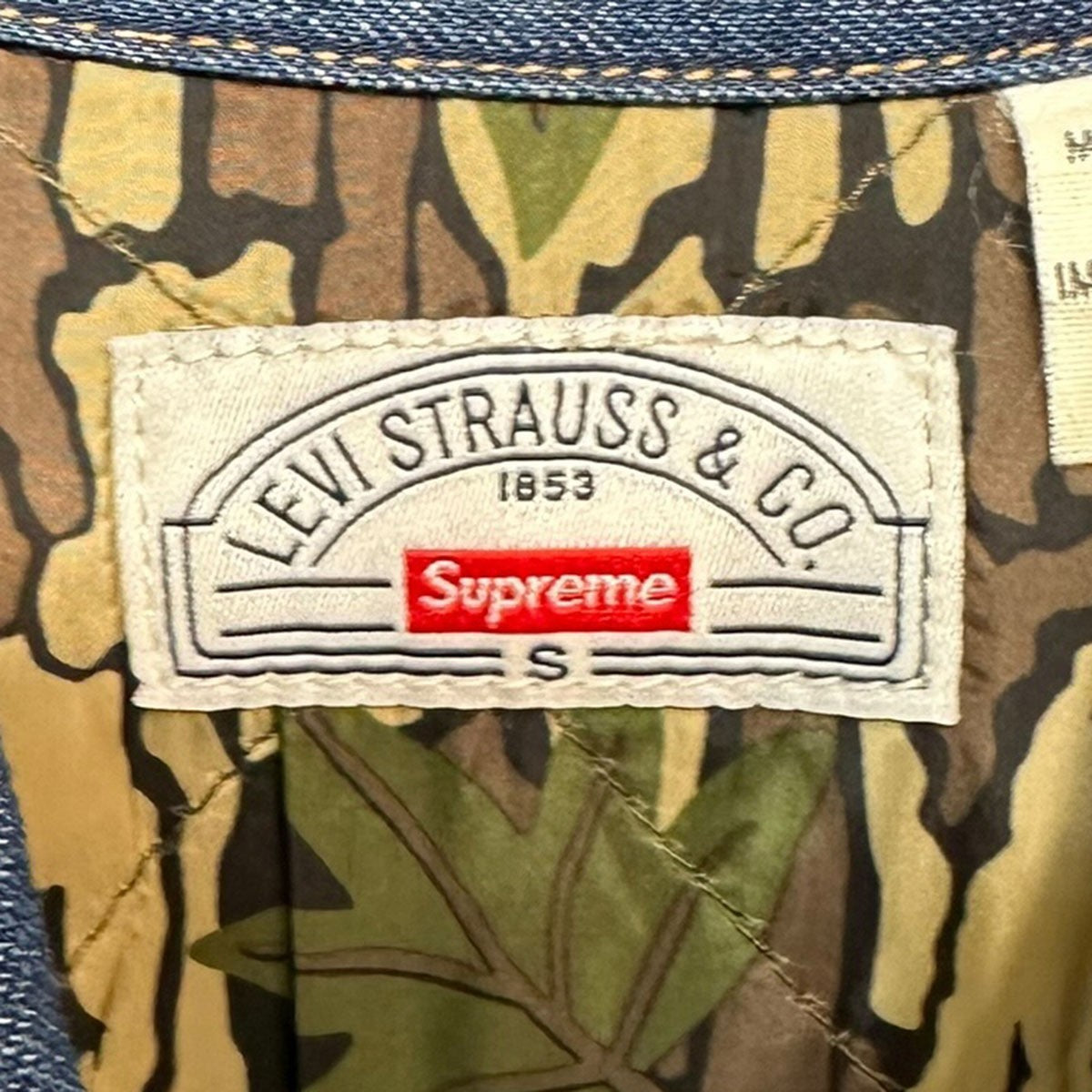 Supreme×LEVI’S 13AWDenim Quilted Shirtデニムキルテッドウエスタンシャツ 古着・中古-6枚目のアイテム画像