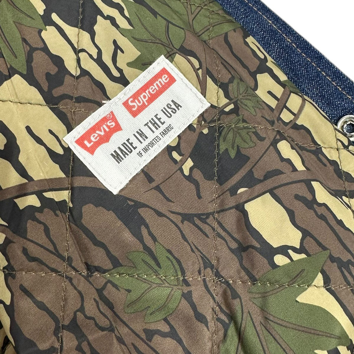 Supreme×LEVI’S 13AWDenim Quilted Shirtデニムキルテッドウエスタンシャツ 古着・中古-7枚目のアイテム画像