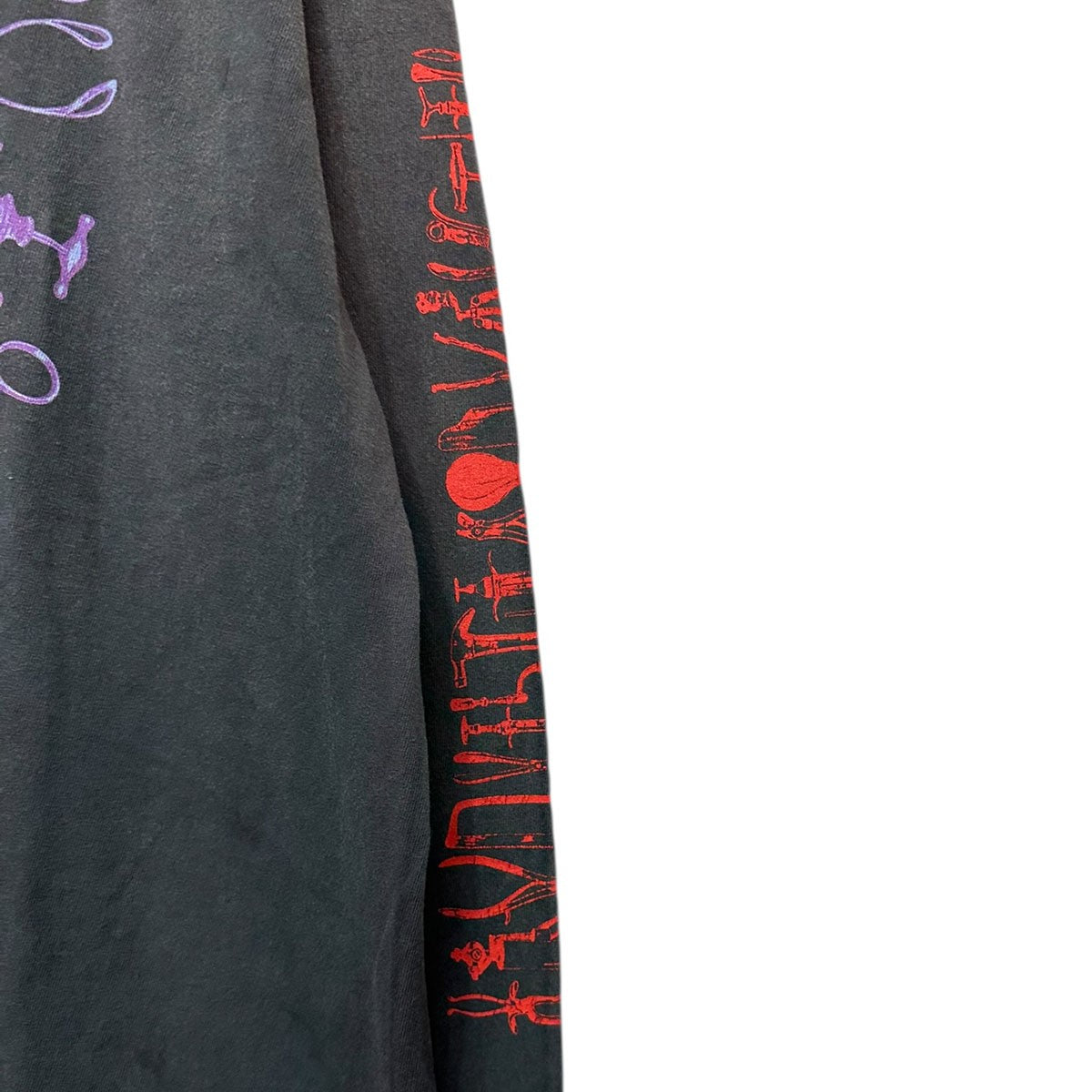 SAINT MICHAEL 26SSLS T-SHIRT／HEADヴィンテージ加工長袖プリントTシャツSM-MK8-0000-026 古着・中古-5枚目のアイテム画像
