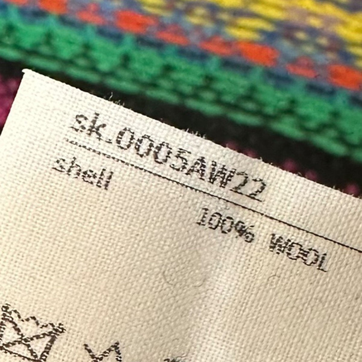 22AWNordic Zip Knit Vestノルディック柄ジップデザインサイドオープンニットベストsk.0005AW22