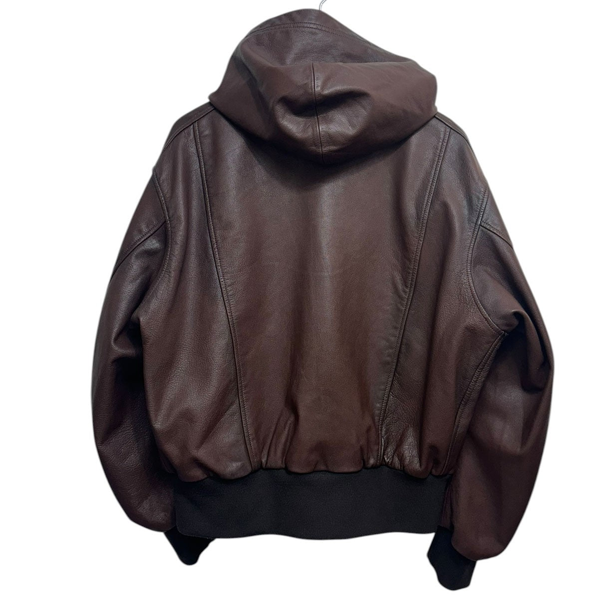 JOURNAL STANDARD 26SSGOAT EDGING ZIP UP HOODIEゴートレザーエイジングジップフーディ ブルゾン26011600207010 古着・中古-2枚目のアイテム画像