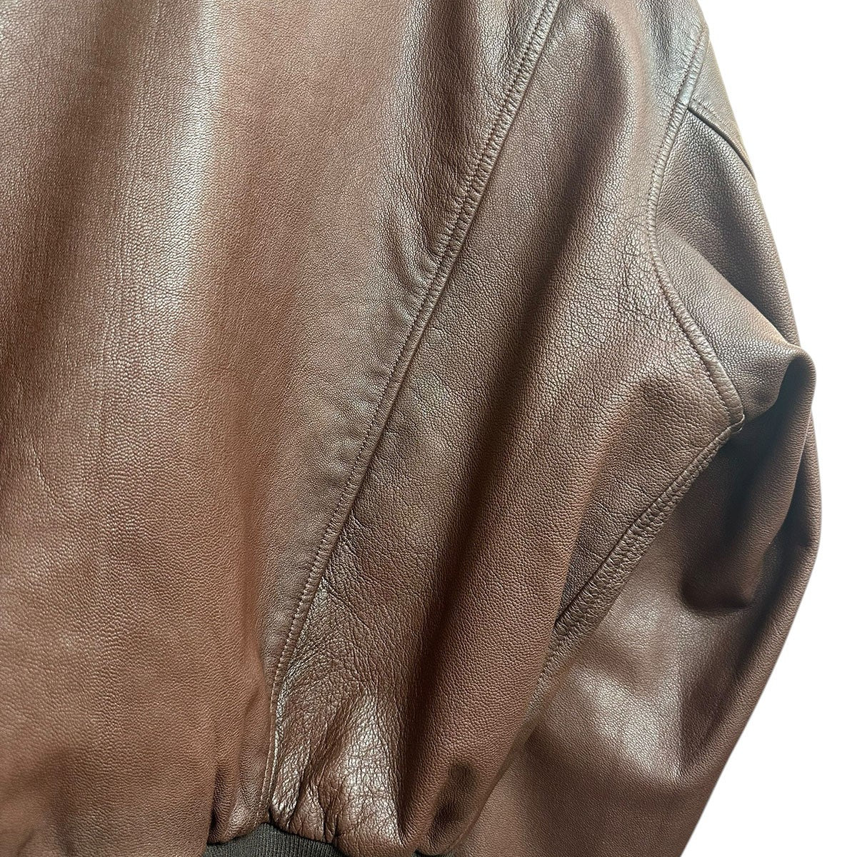 JOURNAL STANDARD 26SSGOAT EDGING ZIP UP HOODIEゴートレザーエイジングジップフーディ ブルゾン26011600207010 古着・中古-6枚目のアイテム画像
