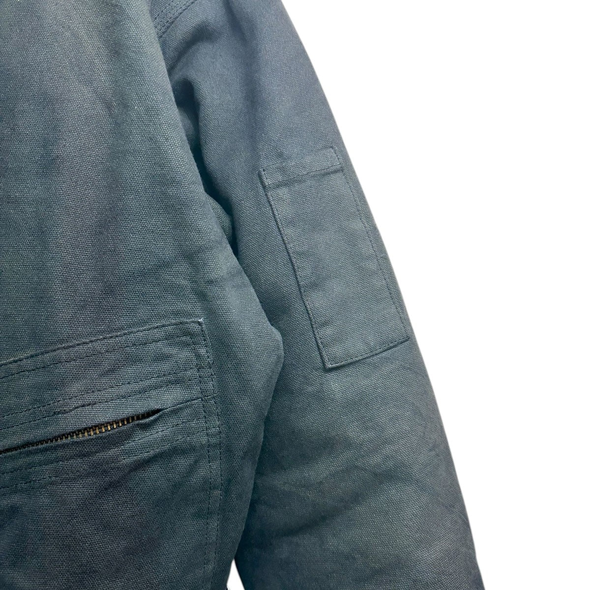 24AW1984 CANVAS JACKETエイジング加工キルティングライナーダックジャケット