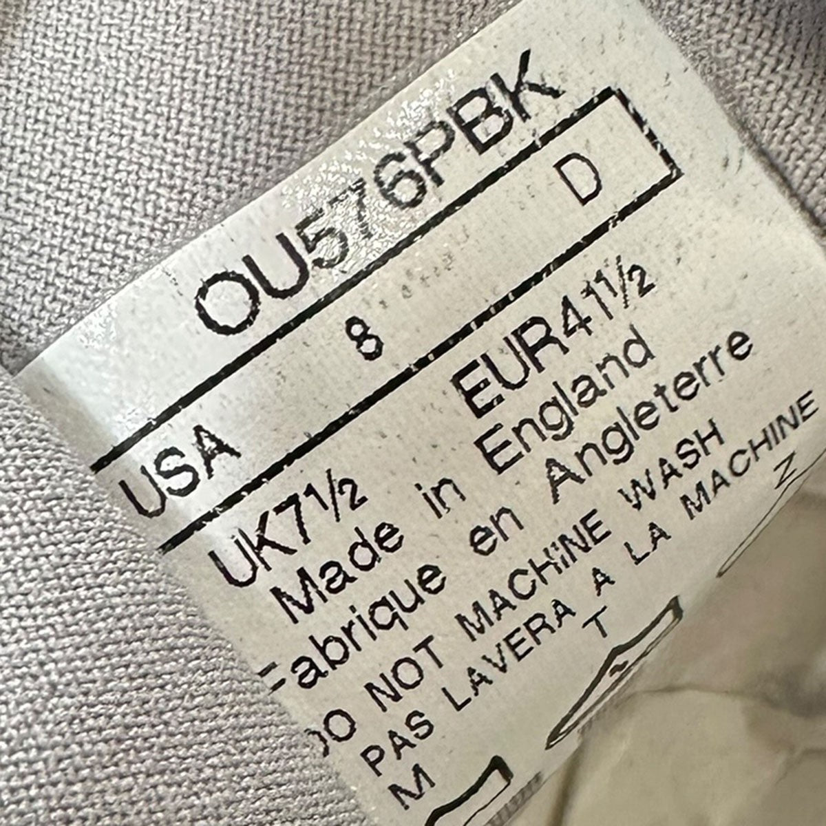NEW BALANCE MADE IN ENGLAND 35周年復刻モデル OU576 PBKスニーカー 古着・中古-6枚目のアイテム画像