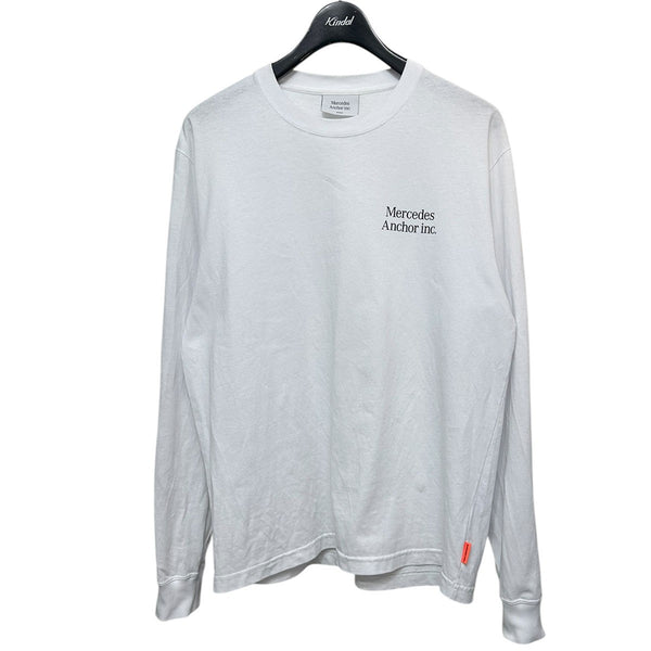 Mercedes Anchor inc． ロゴプリントロングスリーブTシャツ長袖Tシャツ