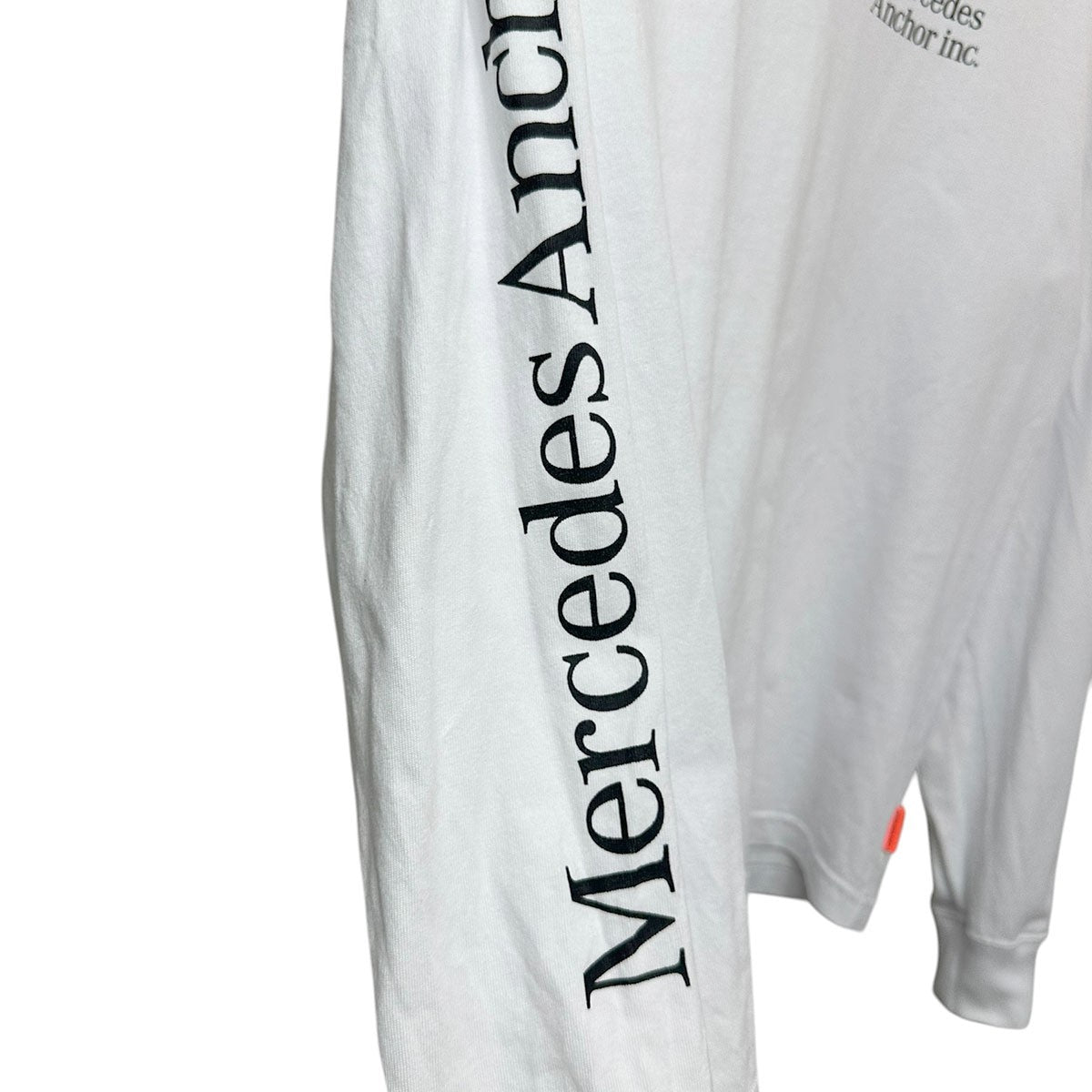 Mercedes Anchor inc． ロゴプリントロングスリーブTシャツ長袖Tシャツ