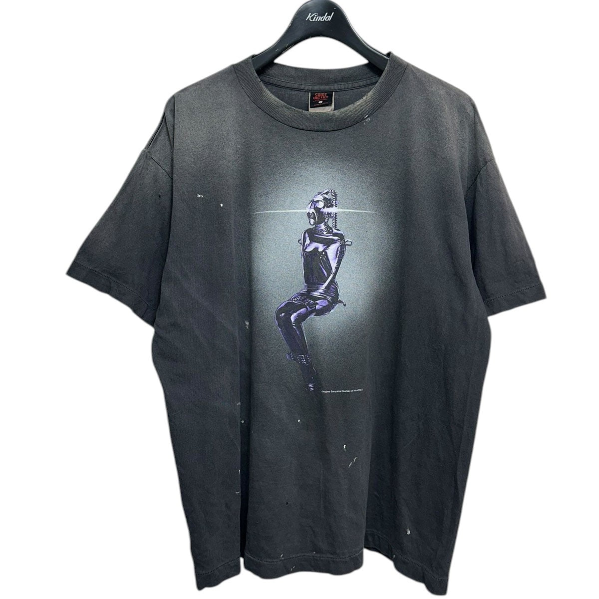 SAINT MICHAEL×Hajime Sorayama SRYM SS TEE MASK空山基プリントTシャツSM-HR1-0000-C75 古着・中古-1枚目のアイテム画像