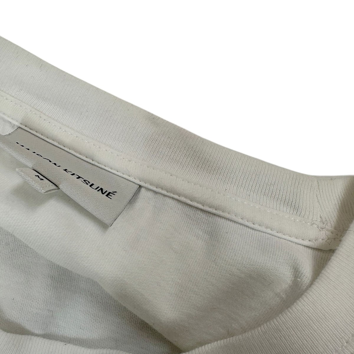 MAISON KITSUNE SPEEDY FOX PATCH COMFORT TEEスピーディフォックスパッチコンフォートTシャツMM00125KJ0008 古着・中古-5枚目のアイテム画像