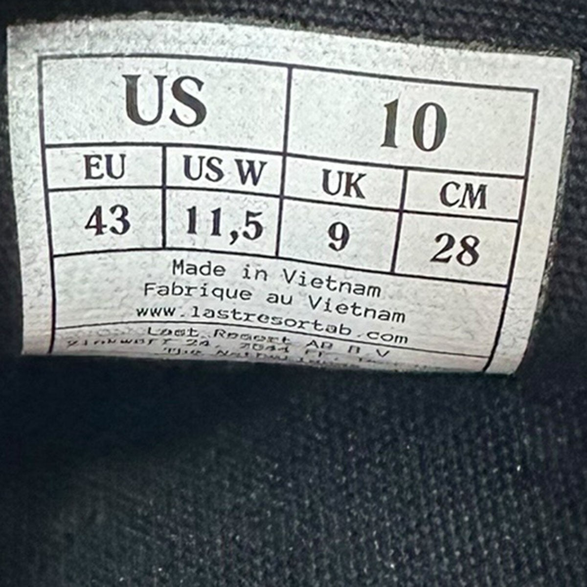 Last Resort AB VM005 Loaferスウェードローファースニーカー 古着・中古-9枚目のアイテム画像