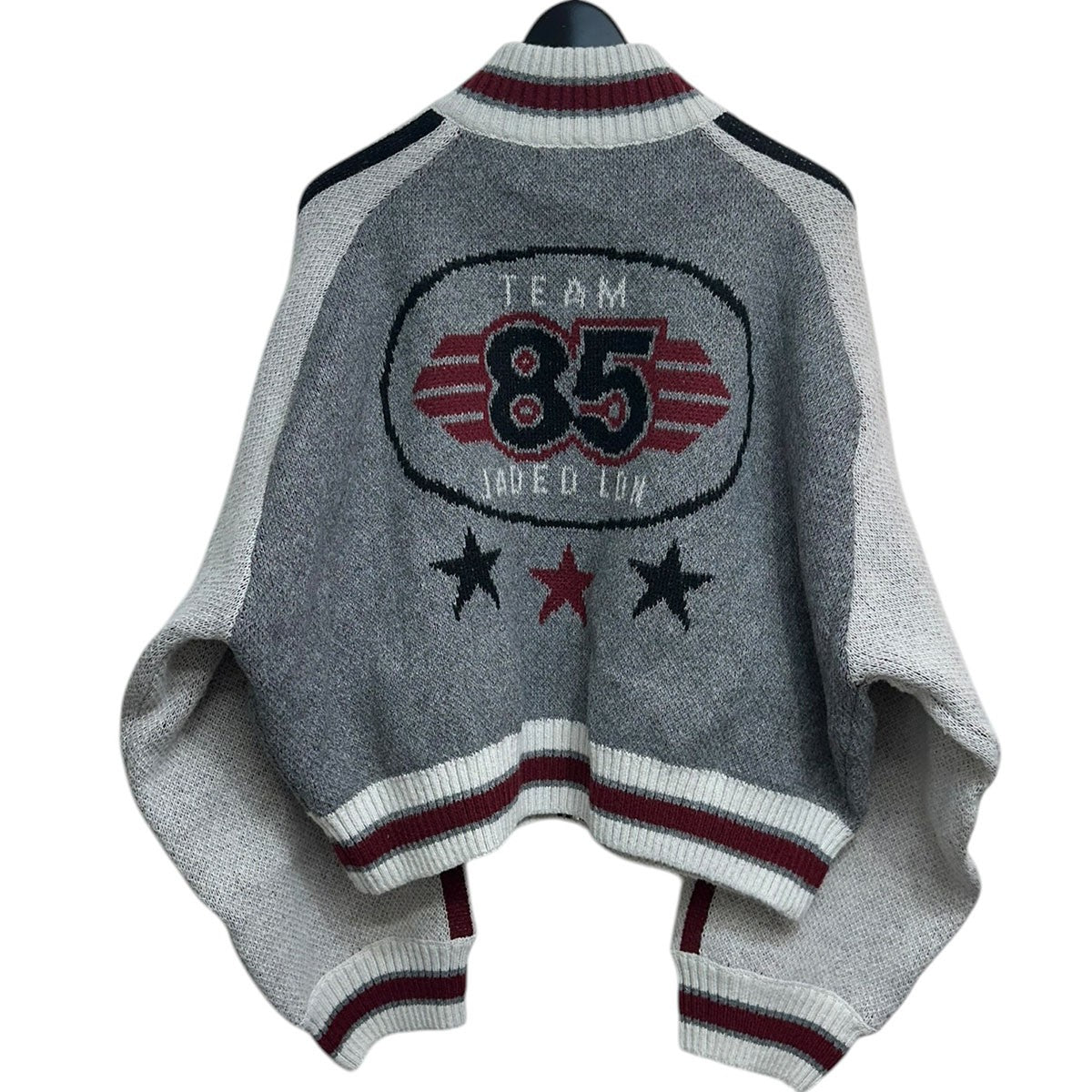 Jaded London Team 85 Knitted Bomber Jacketニットボンバージャケット 古着・中古-2枚目のアイテム画像