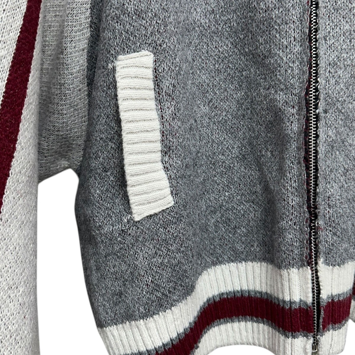 Jaded London Team 85 Knitted Bomber Jacketニットボンバージャケット 古着・中古-4枚目のアイテム画像